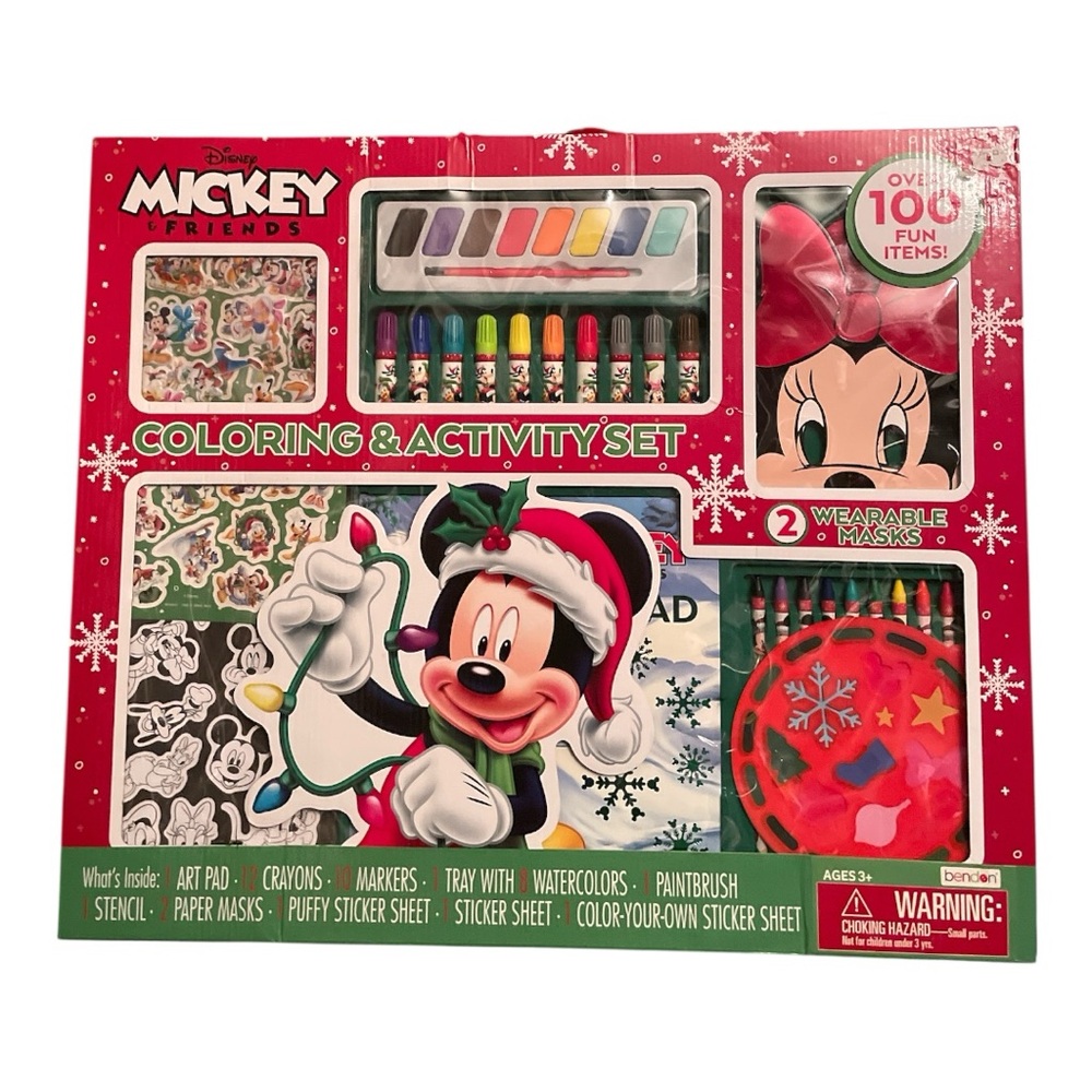 Bendon (Disney Mickey Mouse) Coloring & Activity Set for kids 3 and up .